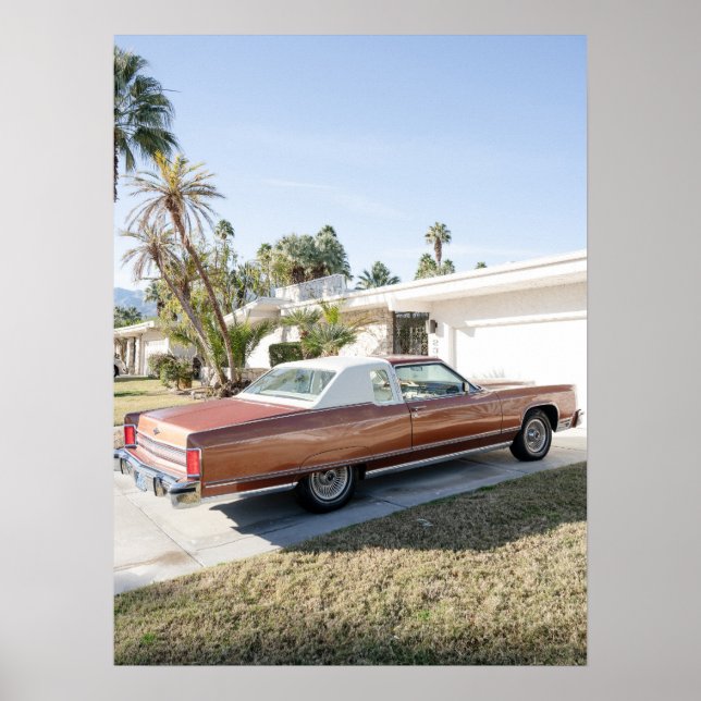 Handflatan Vår Kalifornien - Vintage Views Poster (Framsidan)