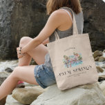Handflatan Vår | Monogram Bachelorette Party Tygkasse<br><div class="desc">Tack för att ni står vid er sida med det här unika tote bags. Perfektens väskor till helg-öknen party! Vårt tote bags är perfektens väg för er besättning att få all uppmärksamhet överallt ni och era gals iväg! Lägg till anpassningsbarnas ordalydelse till den här designen genom att använda rutorna "Redigera...</div>