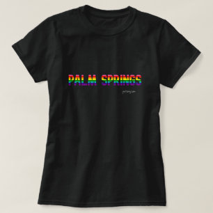 Handflatan Vår Pride T-shirt Regnbåge Flagga
