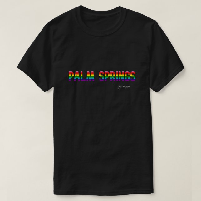 Handflatan Vår Pride T-shirt | Regnbåge Flagga (Design framsida)