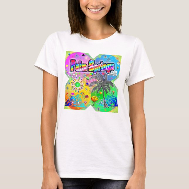 Handflatan Vår Quadro Seasons T-Shirt (Framsida)