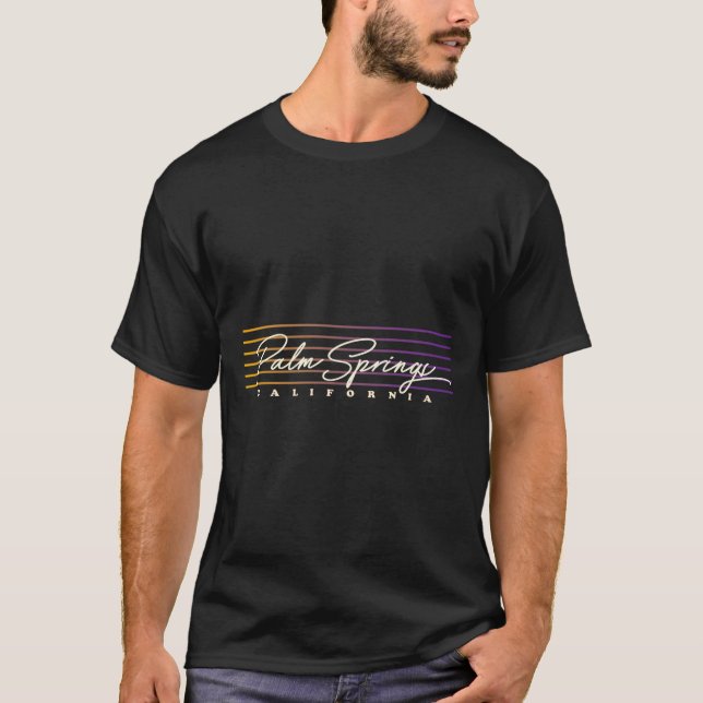 Handflatan Vår Retro Stil T Shirt (Framsida)