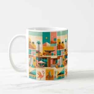 Handflatan Vår Retro Vibes-kaffe Kopp