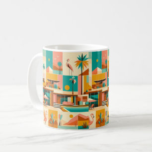 Handflatan Vår Retro Vibes-kaffe Kopp
