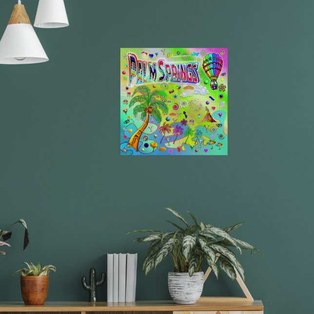 Handflatan Vår Timless Melody Poster (Vardagsrum 1)