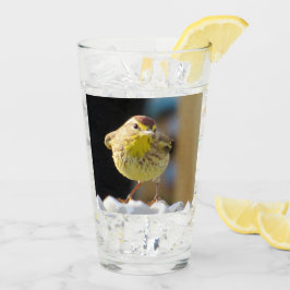 Handflatan Warbler - Backyard Bird Series - Glass Glaskopp