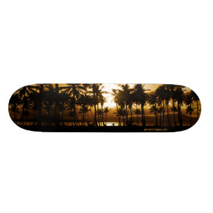 HandflatansolnedgångSkateboard Skateboard Bräda 20,5 Cm