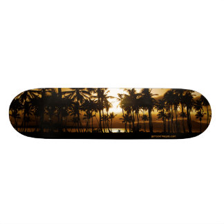 HandflatansolnedgångSkateboard Skateboard Bräda 20,5 Cm