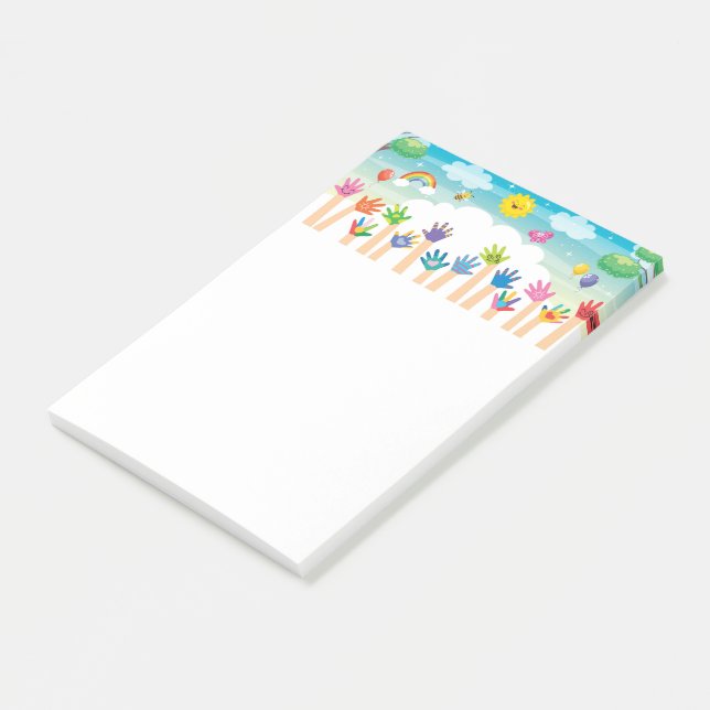 Handfullt Roligt Post-it Block (Vinklad)