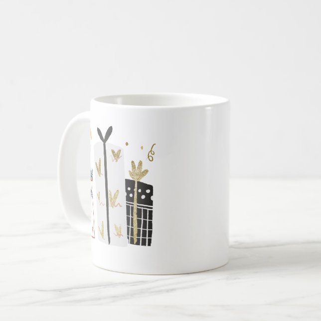 Handgjord artisankänningsgåva kaffemugg (Framsida vänster)