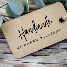 Handgjord av ett anpassat namn, modernt handskript stämpel