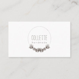 Handgjord av Logotyp Visitkort