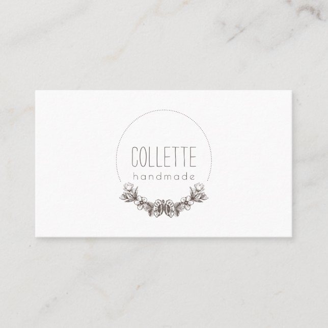 Handgjord av Logotyp Visitkort (Framsida)