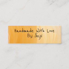 Handgjord av Namn Terracotta med Kärlek Mini Visitkort