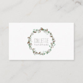 Handgjord av ren Logotyp för kramper Visitkort