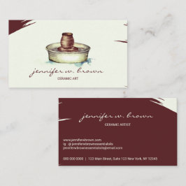 Handgjord Clay Ceramic Art Verktyg skulpture Potte Visitkort