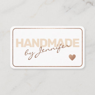 Handgjord Elegant Enkelt Ro Stil Heart Glam Visitkort