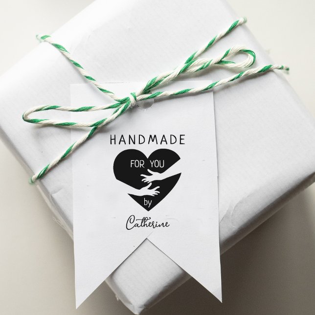 Handgjord för dig av (eget namn) stämpel (Skapare uppladdad)