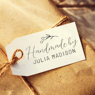 Handgjord Handritad Botanisk Kvistsmysig Produkt Självfärgande Stämpel