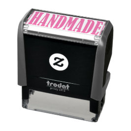 Handgjord homemade Business Framed Simple Ord Självfärgande Stämpel
