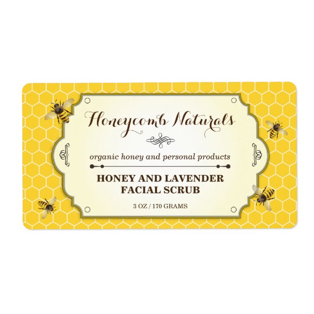 Handgjord Honeybee Fraktsedel (Framsidan)