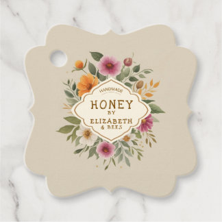 Handgjord honung gåvor etiketter