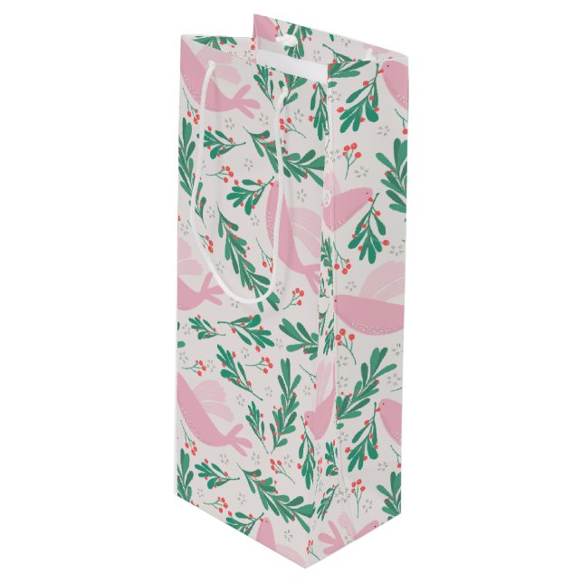 Handgjord julduva av Peace Olive Gren (Framsidan Vinklad)