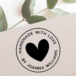 Handgjord med kärlek enligt ett modernt, modernt,  stämpel