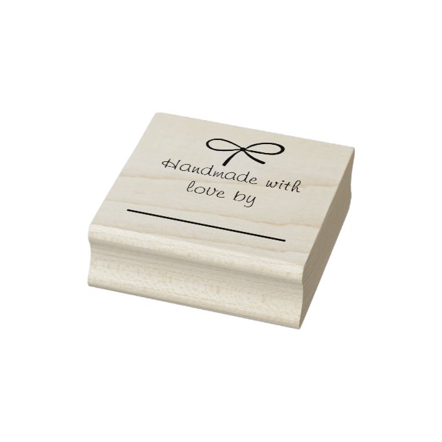 Handgjord med Kärlek Frimärke Stämpel (Stämpel)
