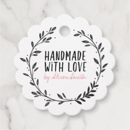 Handgjord med Kärlek Gåvor Etiketter