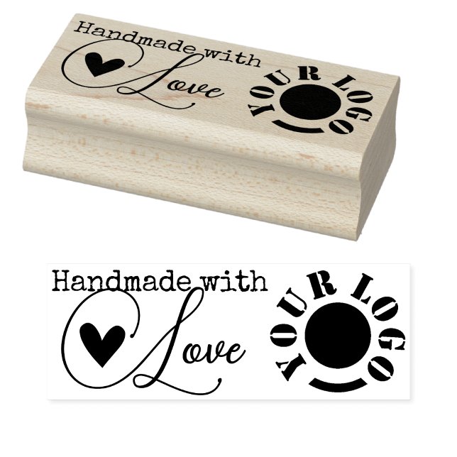 Handgjord med Kärlek Heart-Logotyp-Snyggt med enke Stämpel (Skapare uppladdad)