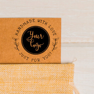 Handgjord med Kärlek   Produkt för Rustic Script-A Självfärgande Stämpel