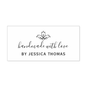 Handgjord med kärlek stämpel