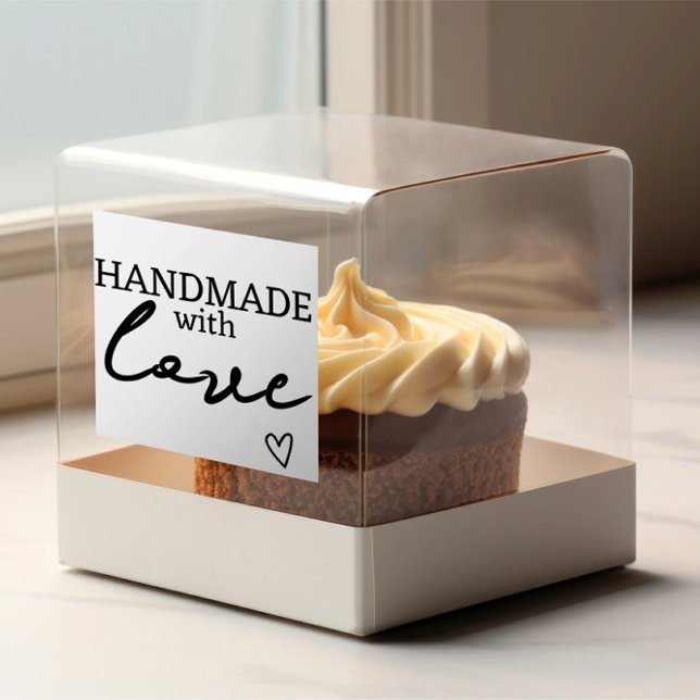 Handgjord med kärlek stämpel (Handmade with love rubber stamp from Ricaso. Great stamp for business or personal craft use. 
)