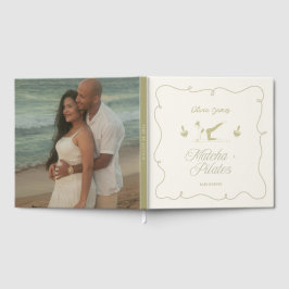 Handgjord pilates baby shower gästböcker