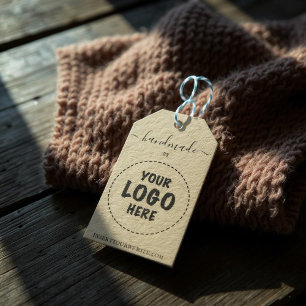 Handgjord Pris hängare Märkre din Logotyp Kraft Pr Presentetikett