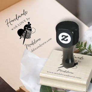 Handgjord produktnitting Artisan Crafts Heart Stämpel