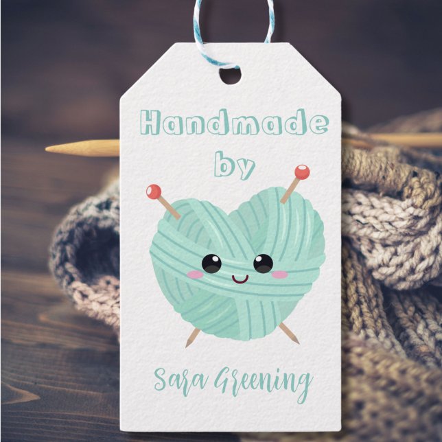 Handgjord stickande märkre, vårmärkning, gjord av  presentetikett (Skapare uppladdad)