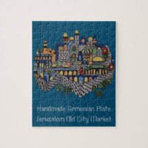 Handgjorda armeniska keramiska pläterar