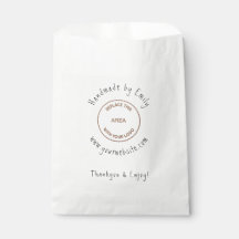 Handgjorda av namn Logotyp Small Craft Business