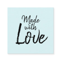 Handgjorda blåminimalistmoderna social-medier