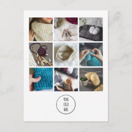 Handgjorda butiksförpackningar Infogad collage + k Vykort