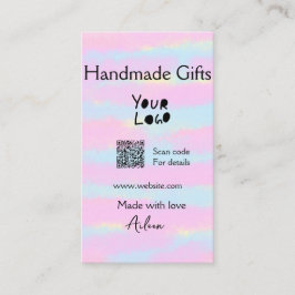 Handgjorda gåvor från små företag tillverkade i kä visitkort