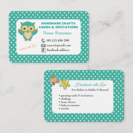 Handgjorda hantverk & hälsningkort visitkort