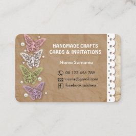 Handgjorda hantverk & hälsningkort visitkort