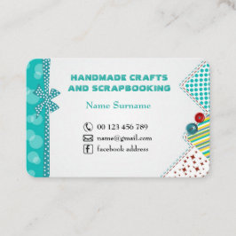 Handgjorda hantverk & scrapbooking visitkort