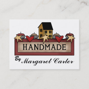 Handgjorda - Knittering Visitkort