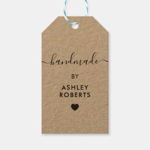 Handgjorda Märkre, Anpassningsbar Craft Shop Gift Presentetikett