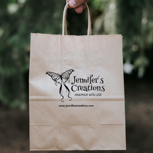 Handgjorda med Kärlek, Cute Butterfly Stämpel (Skapare uppladdad)