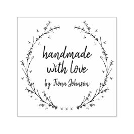 Handgjorda med Kärlek Lavender Hearts andedräkt Självfärgande Stämpel